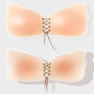 G126070_끈조절코르셋 실리콘누드브라 니플패치패드