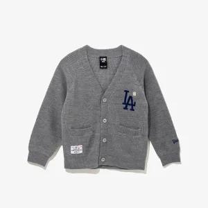 [롯데백화점]뉴에라 키즈 MLB LA 다저스 카디건 헤더 그레이 14863846