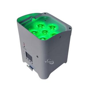 무선 배터리 LED 스테이지 업 파 라이트 바 디스코 홈 DJ 전문 비행 0 듀티 6x18W RGBWA + UV 6in 1