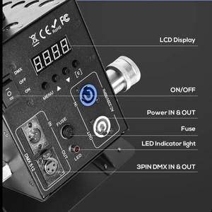 MOKA LED CO2 제트 머신 캐논 크라이오 스테이지 블래스터 무대 클럽 이벤트 20 호스 포함