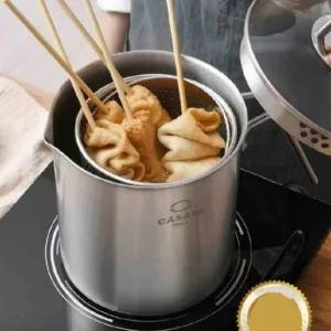 스테인레스 멀티팟 2.3L 인덕션 타공 데치기 건지기 찜기 찜솥 스텐 찜통 수육