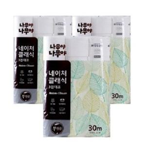 미래생활 나무야 나무야 네이처 클래식3겹 데코 30m 30롤 3팩