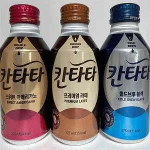 칸타타 아메리카노 라떼 콜드브루 275ml x 4개씩 12개