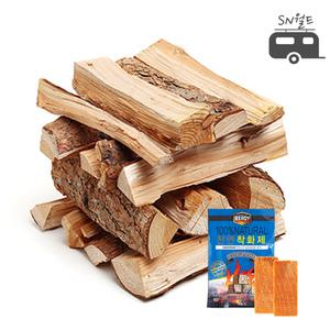 국산 참나무 장작 10kg /20kg 캠핑 땔감용 화목난로 불멍