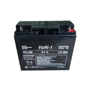 VK1220 12V 20Ah 배터리 산업용 볼크원 전기 라이트 무보수 밀폐형 밧데리