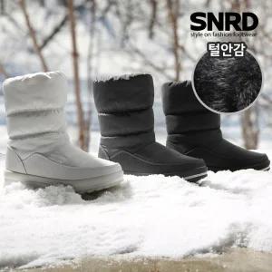 [무료배송] Winter 키높이(4cm) 여성 프리미엄 컴포트 패딩-방한털부츠