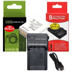 니콘 EN-EL24 호환배터리 충전기 주변용품 Nikon1 J5 대응