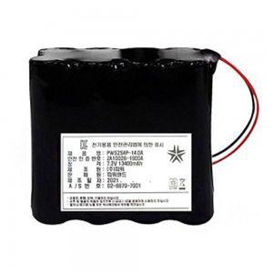 [리튬이온 제작형] 18650 배터리팩 2S4P 7.4V 14000mAh (4X2)