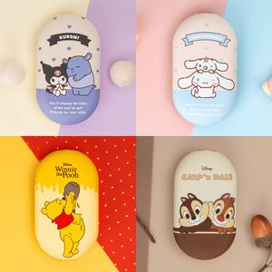 충전식 손난로 보조배터리 전자 핫팩 전기 usb 휴대용 양면발열 산리오 디즈니 푸