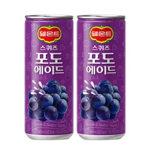델몬트 스퀴즈 포도 에이드 240mlx30캔