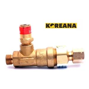 코리아나 역화 방지기 LPG AC 게이지 조정기 0.13MPA 불꽃 역류 폭발 용접 산소 절단기 용접절단기 역화