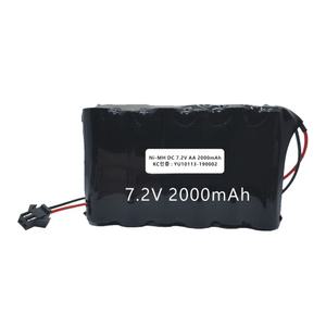 RC카 배터리 7.2V AA 2000mAh Ni-MH 니켈수소 JST-2P 오프로드 포크레인 몬스터트럭