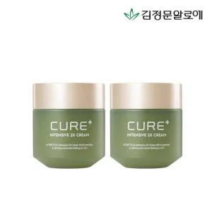 [10%] 김정문알로에 큐어 인텐시브 2x크림 50g 2개