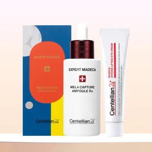 [본사직영] 엑스퍼트 마데카 멜라캡처 앰플 알엑스 28ml 1개 + 리프팅 아이크림 15ml 1개