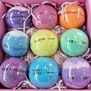 꾸르밤 배쓰밤 천연 입욕제 거품 100g x 9종세트