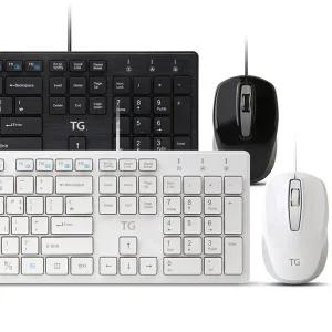TG삼보 TG-KM500US Lovely 유선 키보드 마우스 합본 세트 무소음 저소음 USB타입 사무실 추천 멤브레인