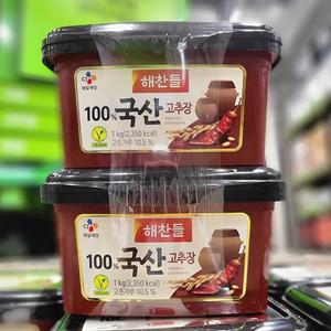 해찬들 100 국산고추장 1kg x 2입