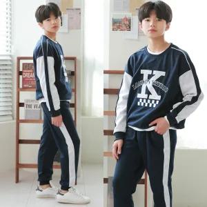 주니어클라쓰 런던배색상하복 주니어의류 남아 여아 초등학생옷 청바지 면바지 상하복 티셔츠
