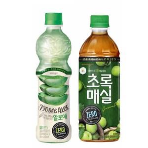 초록매실 제로/자연은 알로에 제로 500ml x 6페트