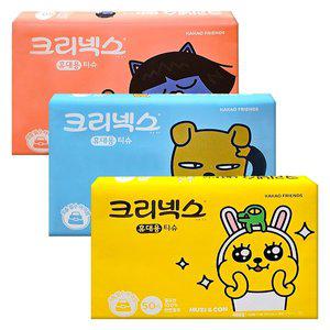 [크리넥스] 카카오프렌즈 휴대용티슈 50매 100팩 (랜덤배송)