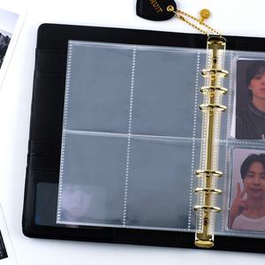 덕플러스문구 미뉴잇 6공 바인더 포카 속지 10매 단품