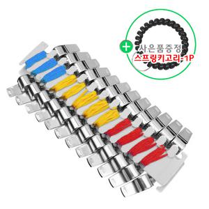 (메탈 호루라기 줄 포함 24p+스프링키고리1p) 호신용 호루라기 24개입 휘슬 여성 휴대용 호신용품 경보기
