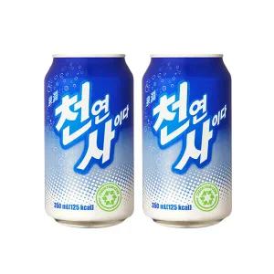 천연사이다 350mlX24캔