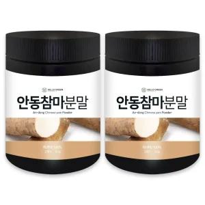 헬로우그린 국내산 안동 참마 분말 300gx2(통)