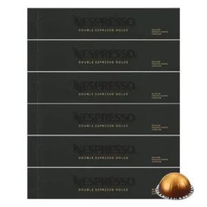 네스프레소 버츄오 캡슐 더블 에스프레소 돌체 10캡슐 x6개 총60개 /AWS