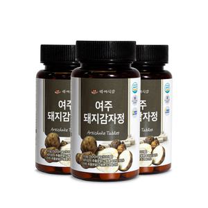 백세식품 여주 돼지감자정 500mgx100정,3병