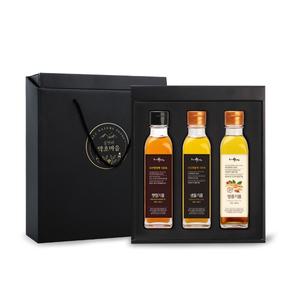 저온압착 국산 고소한 참기름/들기름/땅콩기름 3종 선물세트