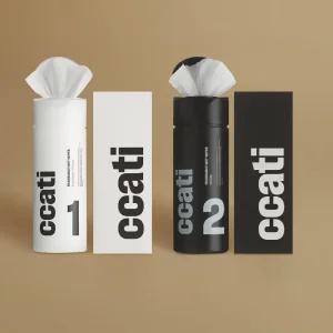 까띠 ccati 2개세트 차량용 향기 물티슈 세차 퍼퓸티슈 퍼퓸클린티슈 욕실 주방 집안 실내청소 70매 