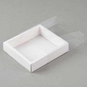 투명 슬리브박스 화이트 18x16x4cm 선물마트