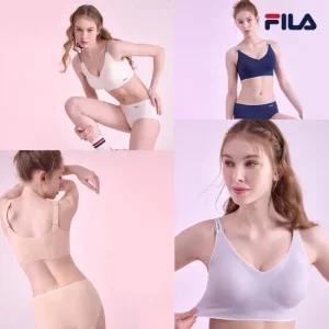 런칭109,900원 [FILA] 휠라 냉감 프리컷 브라팬티 4세트