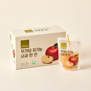 [롯데백화점]올가홀푸드 [ORGA]무가당 유기농 사과 한잔 (140mlx10EA)