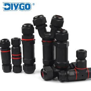 IP68 I/Y/T 모양 M20/M25 방수 커넥터 6-16mm 케이블 용 2/3/4/5 핀 나사 고정 터미널 어댑터 실외 와이어