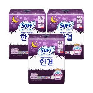 쏘피 한결 안심숙면 오버나이트 10매, 3개