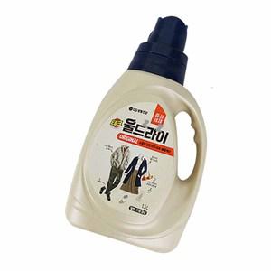 세탁 울 드라이 세제 1p 샴푸 보호 캐시미어 볼륨 섬유 의류 니트 빨래 가정 1.5L