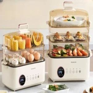 2025 대용량 다기능 전기 찜기 계란 스팀 멀티쿠커 올스텐