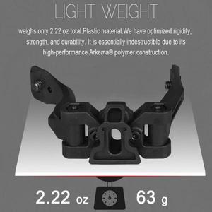 CANIS SPORT INC 강화된 조정 가능한 FOV 야간 투시경 브리지, PVS14 지원, 광학 2개/디지털(영국 표준)