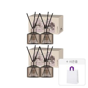 쿤달 시그니처 퍼퓸 디퓨저 세트 베이비파우더 (본품, 200ml, 2개 + 섬유스틱, 10P)  , 2개 + 증정(고급 쇼핑백,1개)