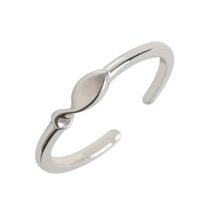 [라울스톤] 925 silver 여성 데일리 패션 트위스트 자녀운 풍요 재물 행운 물고기 피쉬 은반지 애끼링