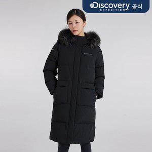 [디스커버리]여성 고쉬 구스다운 롱패딩 (BLACK)