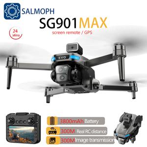 낚시드론 ZLL SG901 MAX GPS 드론 전문 공중 HD 카메라 WIFI 회피 장애물 스크린 원격 제어 브러시리스 모