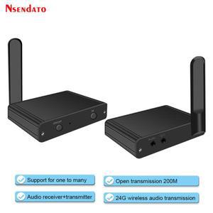 200M 2.4G Hifi 디지털 무선 오디오 음악 사운드 송신기 수신기 어댑터 PC 전화 iPad Ipod DVD 용 3.5mm RC
