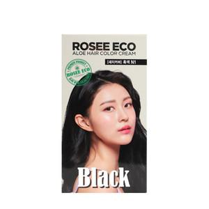 로제 에코 알로에 헤어칼라크림 N1 흑색