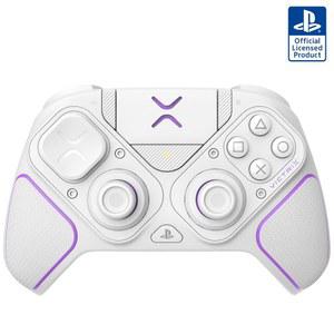 플레이스테이션 5용 PDP 빅트릭스 프로 BFG 무선 게이밍 컨트롤러 / PS5, PS4, PC, 모듈형 e스포츠 게임패드, 리매핑 가능 버튼, 사용자 지정 트리거/패들/D-패드/파이트패드, PC 앱, 화이트