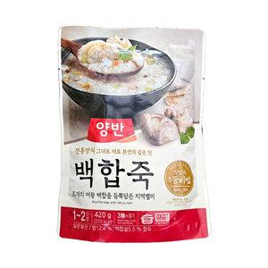 (무)동원 양반백합죽420gX2개