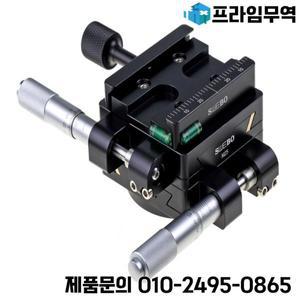 마이크로 미터 헤드 삼각대 매크로 포커싱 레일 슬라이더 카메라 캐논 소니 니콘 사진용 정밀도 0.01mm xy