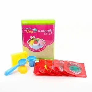 뚝딱 클레이와 함께하는 소꿉놀이 시리즈 아이스크림 만들기 교구 재료